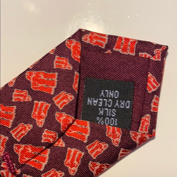 Mens FERNANDO BOTERO Silk Tie - Picture 4 of 4